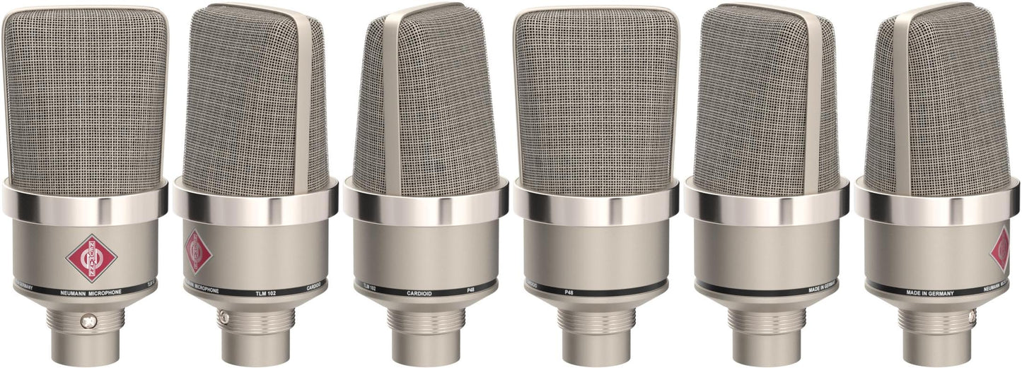 Neumann TLM 102 Studio Set - Large Diaphragm Condenser Microphone | Ideal for Professional Studio recording | Home Studio | FM Broadcast | Voice Over
