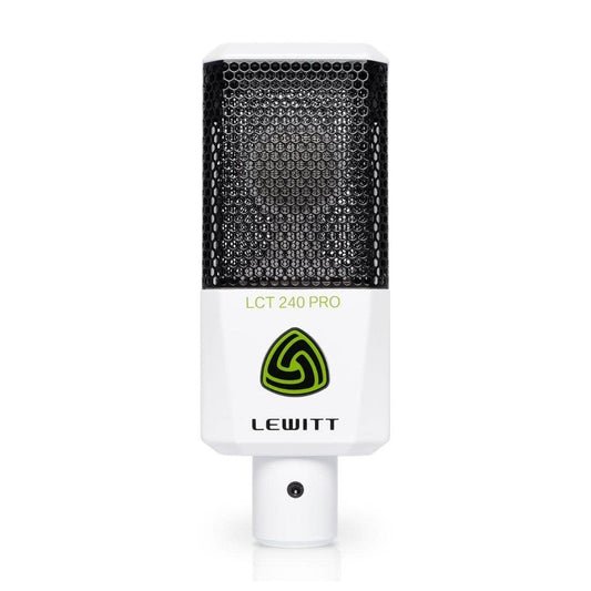 Lewitt LCT-240 Pro Cardioid Condenser Microphone for Professional Recording (White)