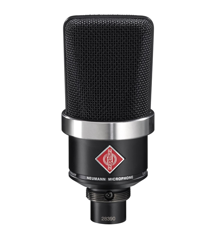 Neumann TLM 102 Studio Set Black - Large Diaphragm Condenser Microphone | Ideal for Professional Studio recording | Home Studio | FM Broadcast | Voice Over