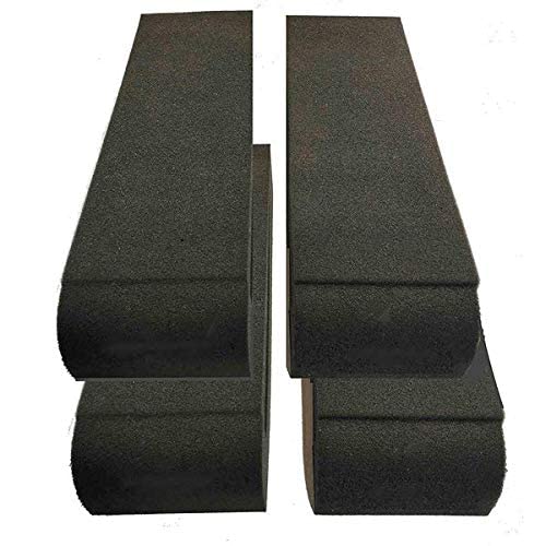 MOPADS - PAIR | Best for 6-7 inch Studio Monitors with Angle Adjuster |Size: 30 CM x 10.5 CM x 6 cm | 50 Density | Premium Grade